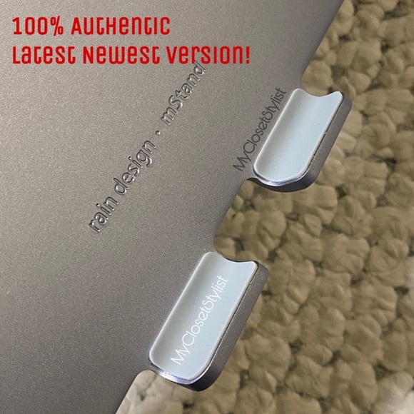 Office Nib Apple Macbook Pro Swivel Laptop Stand Desktop Rain Design Space Gray New Poshmark